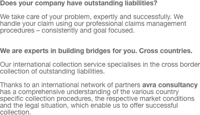 Does your company have outstanding